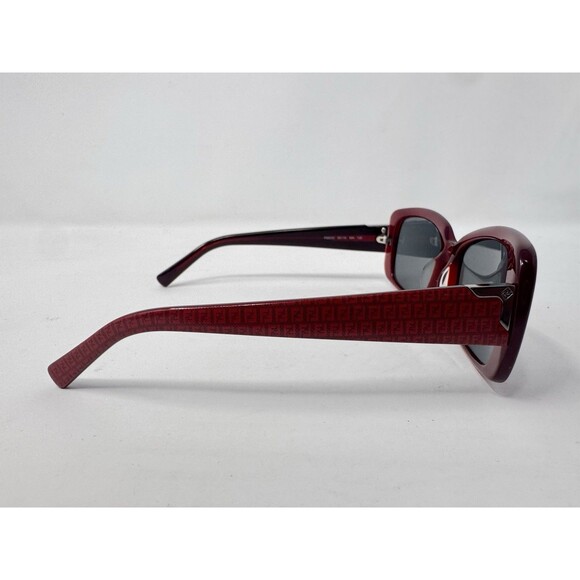 Fendi FS5210 Sunglass Frames Only 55-15-135 Red Burgundy Italy 604 Authentic main image 10